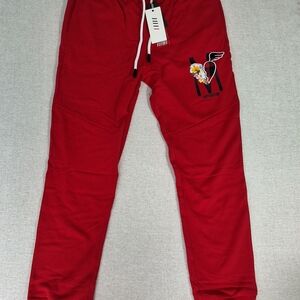 Fifth Loop Mens Red Jogger Sweatpants 2XL